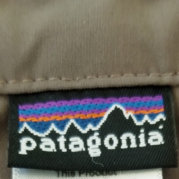 Patagonia Women's Inter Continental Khaki Hiking Shorts Activewear Athleisure - Picture 9 of 10